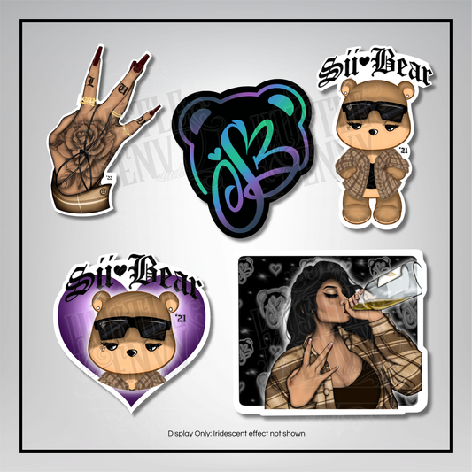The SiiBear Collection Sticker Pack - Limited Edition**
