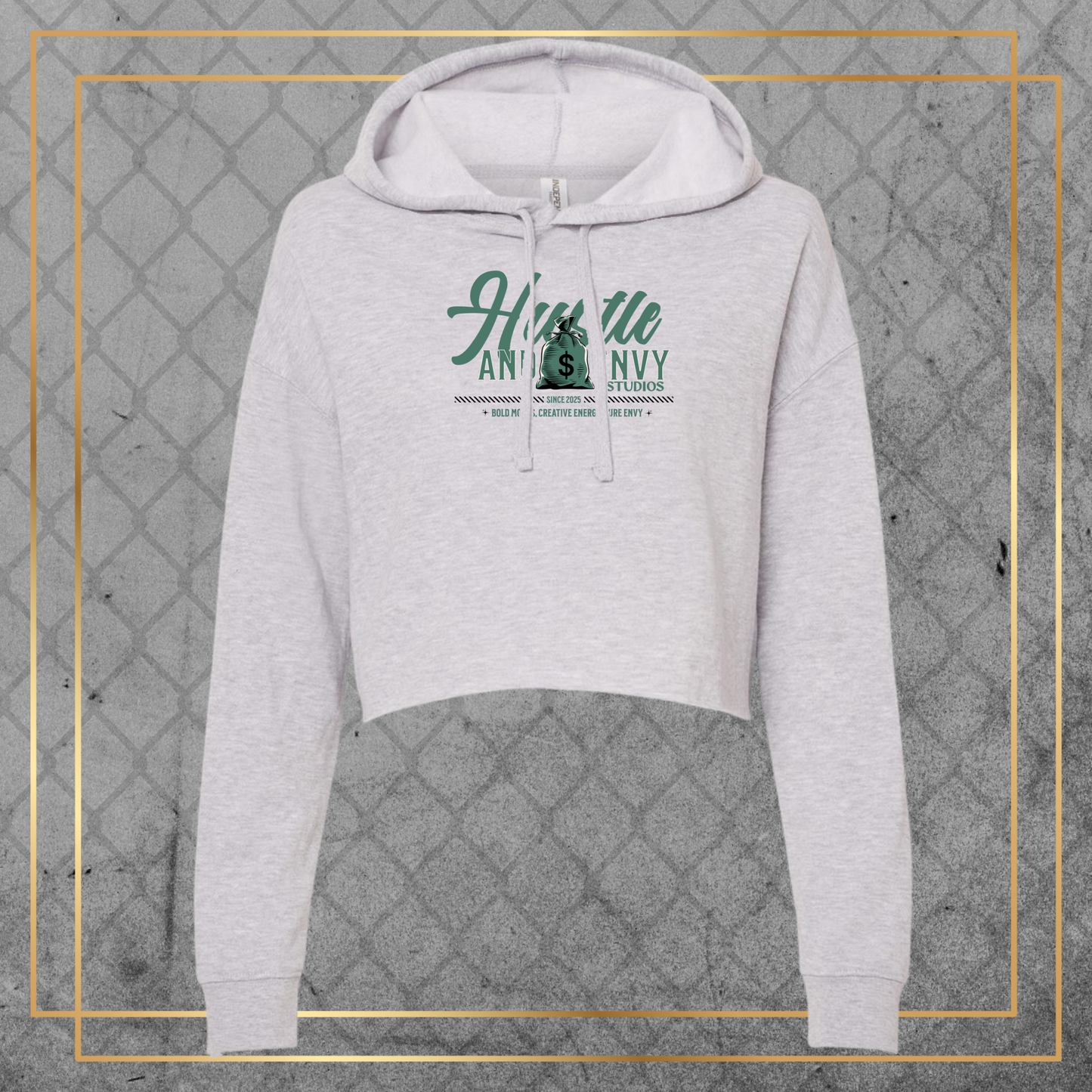 Divine Deposit Cropped Hoodie