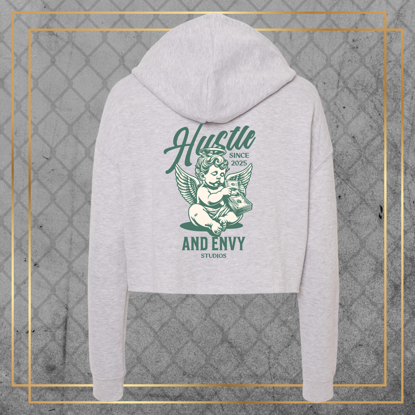 Divine Deposit Cropped Hoodie