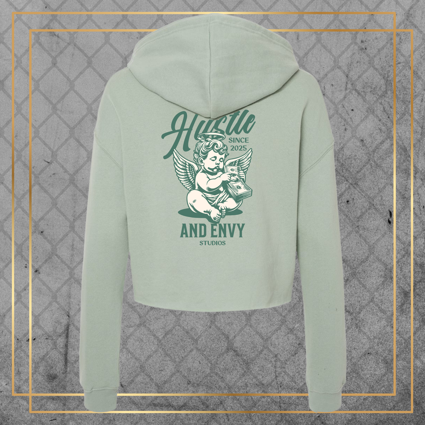 Divine Deposit Cropped Hoodie