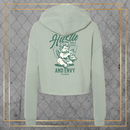 Divine Deposit Cropped Hoodie